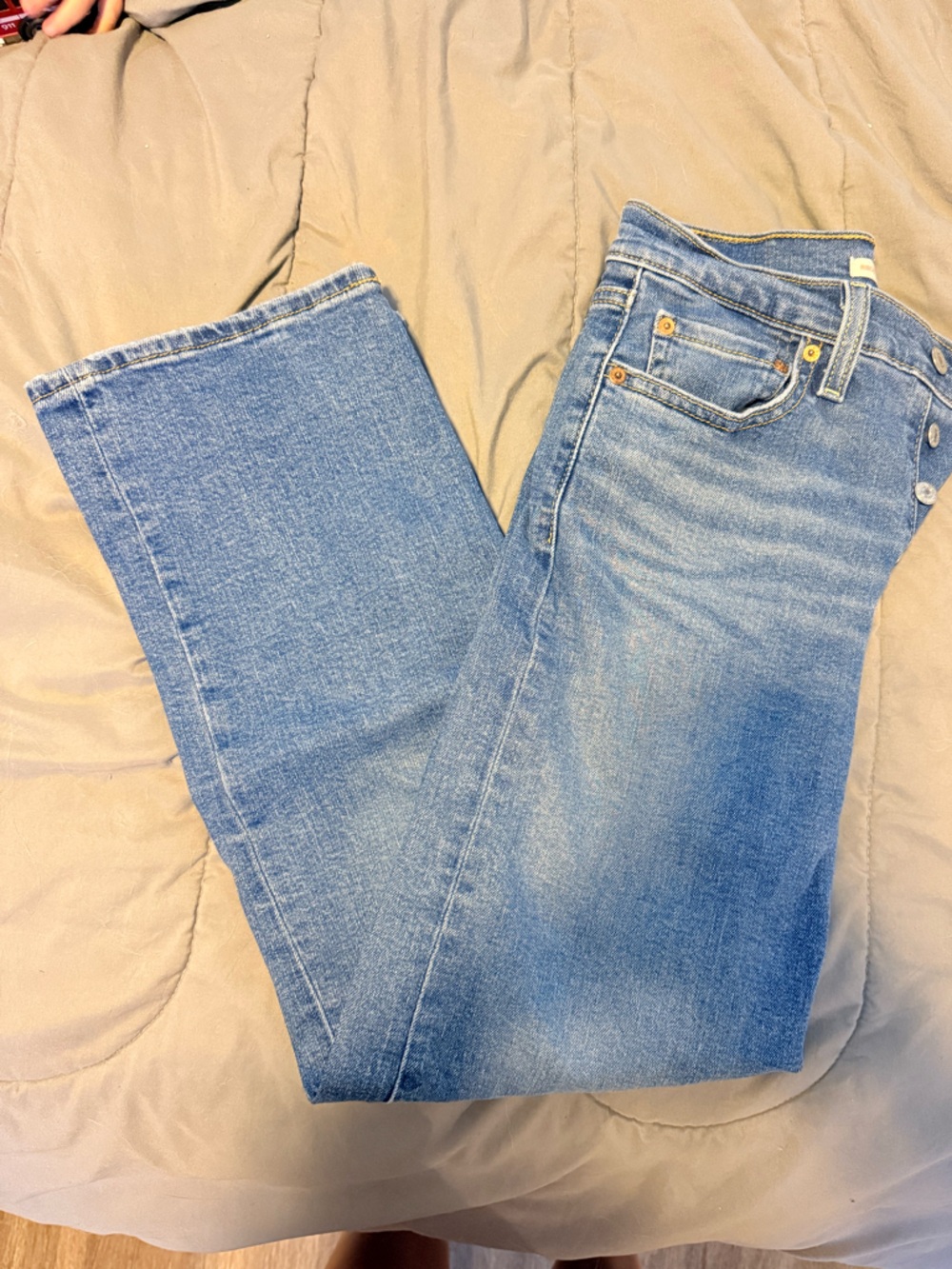 Levi Ribcage Straight Ankle Jeans